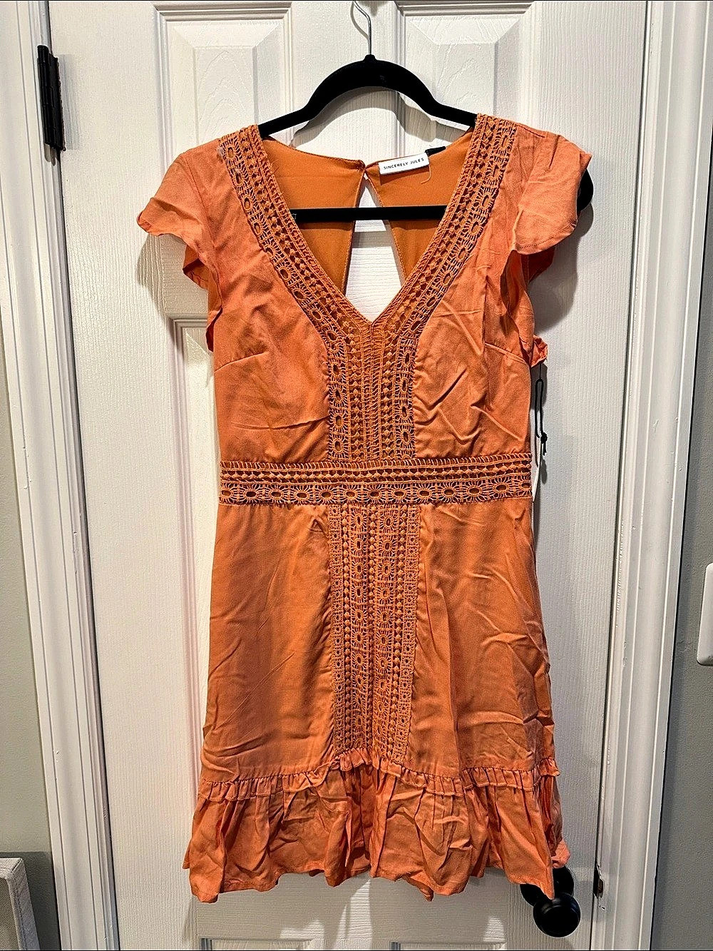 Sincerely Jules Orange Mini Dress